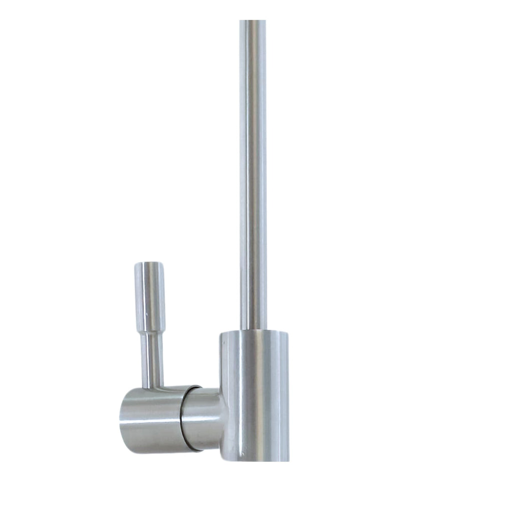 Rubinetto Long Reach 1 Via in Acciaio Inox 304 |  Attacco 1/4" per Depuratori e Osmosi